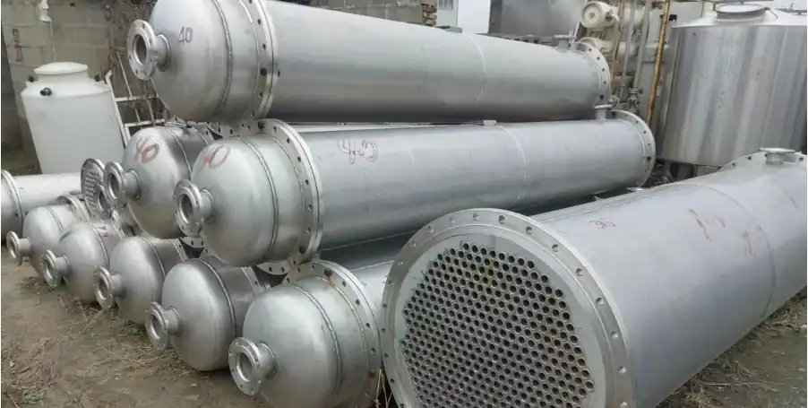 Vietnamese customers purchased 316L double corrugated shell and tube heat exchangers in bulk