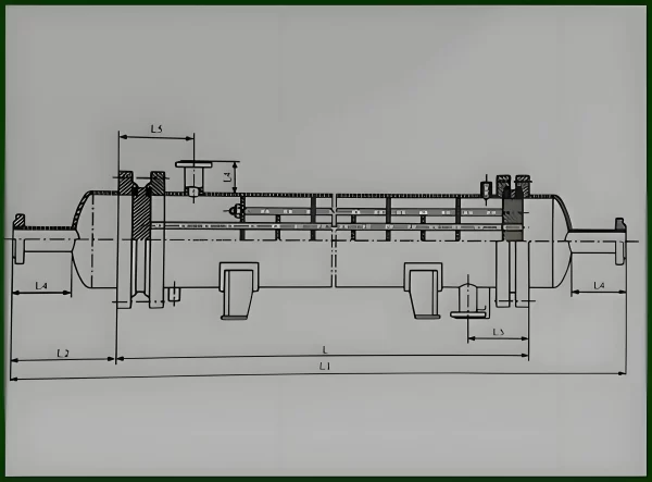 Design Drawing of Packed Exchanger
